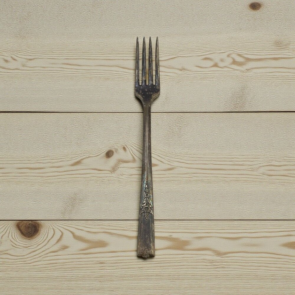 Wm A Rogers Silver Plate AA Heavy Oneida Ltd Dinner Fork